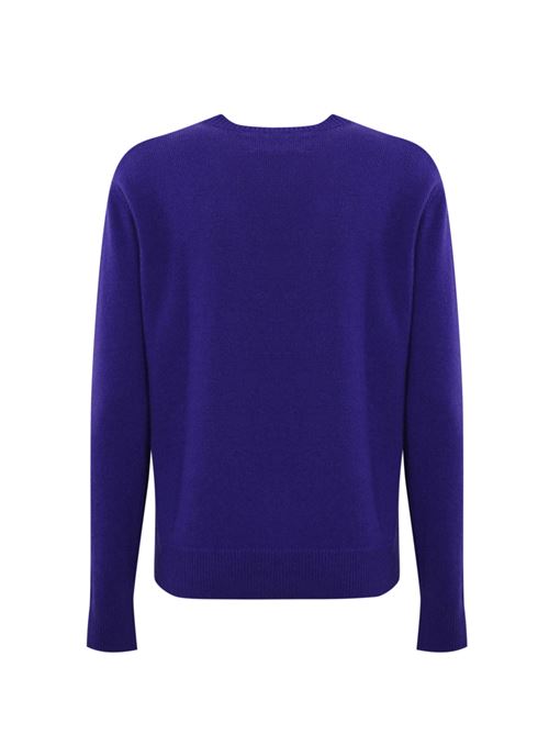 Maglione New Queen Permalosa in misto lana viola Mc2 Saint Barth | NEW QUEEN00614G DAISY PERMALOSA 26 EMB